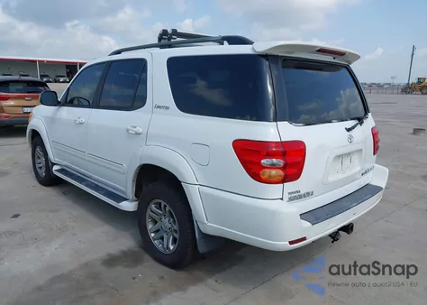 2004 Toyota Sequoia Limited V8 z USA, uszkodzony, nr VIN 5TDBT48A24S228444
